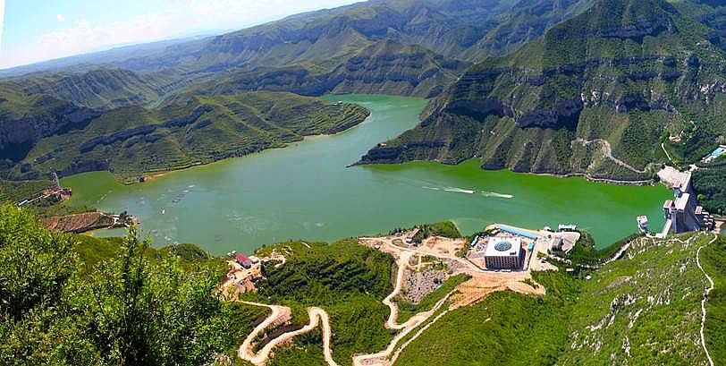 国内一个像龙的河流--太原汾河二库