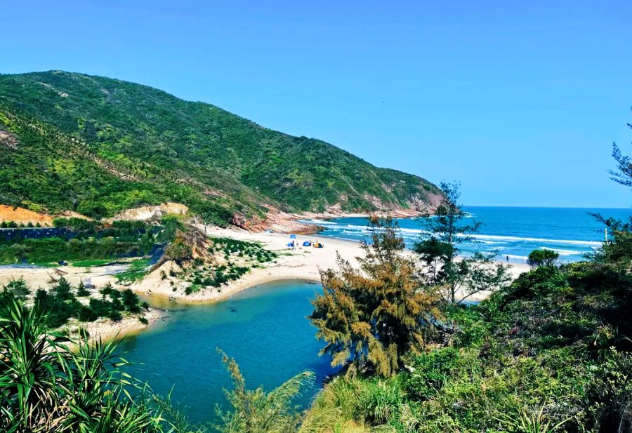 黑排角自驾路线上可以开车直达的3个风景优美的沙滩，2、东头村海滩