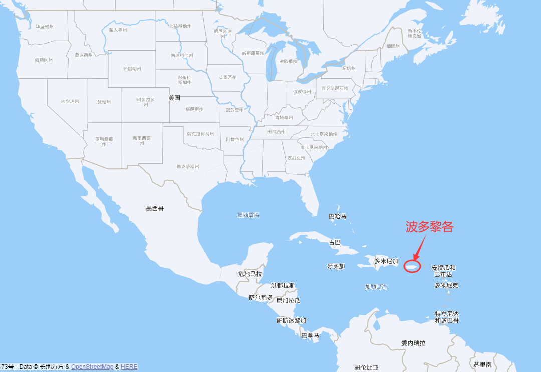 波多黎各在哪里？波多黎各属于哪个国家的？波多黎各位置地图