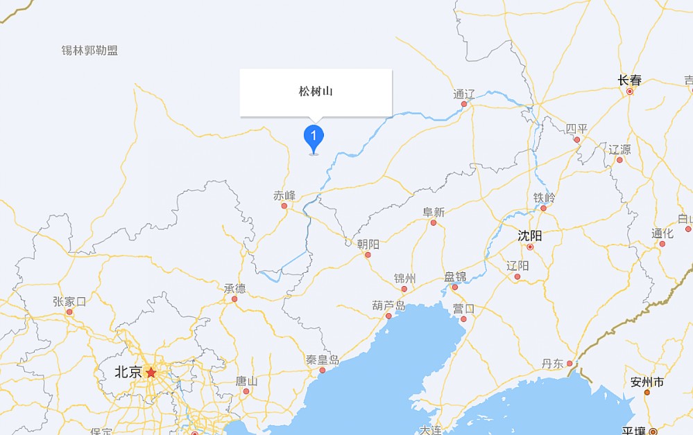 松树山马鹿树位置地图