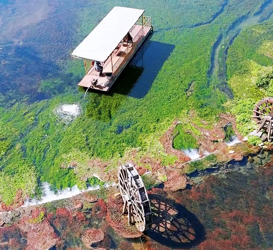 带你去看美丽的风景：河水清澈透底的大美靖西鹅泉3