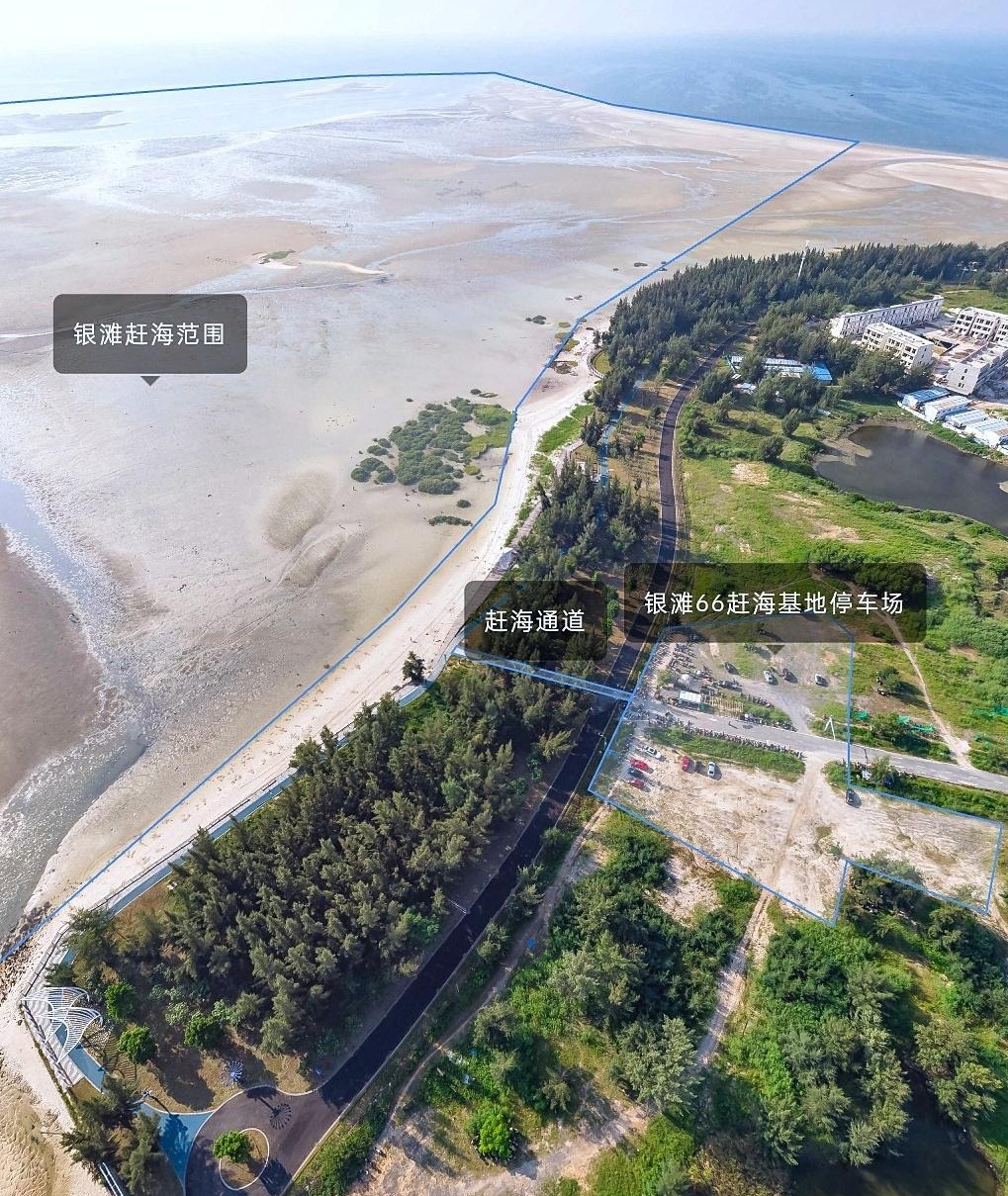 北海银滩赶海区域怎么去?