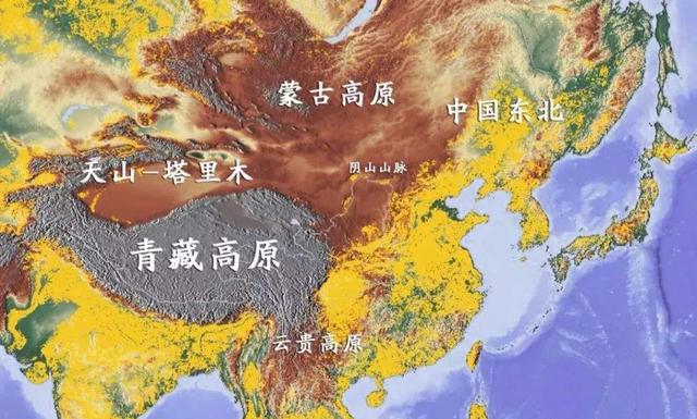 蒙古高原在哪里？蒙古高原的海拔、位置范围地图及形成的原因简介