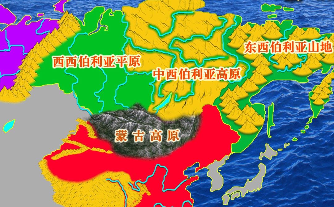 蒙古高原在哪里？蒙古高原的海拔、位置范围地图及形成的原因简介