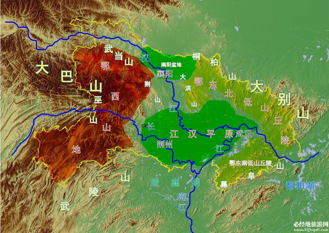 江汉平原在哪里？包括哪些地方？江汉平原的地理位置地图与形成的原因