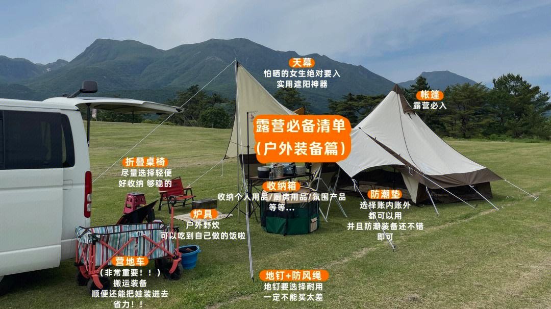 资深户外露营玩家装备