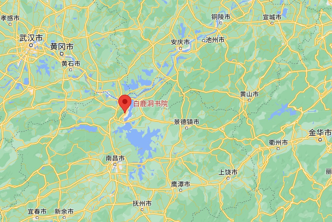 白鹿洞书院在哪里？白鹿洞书院的位置地图与简介