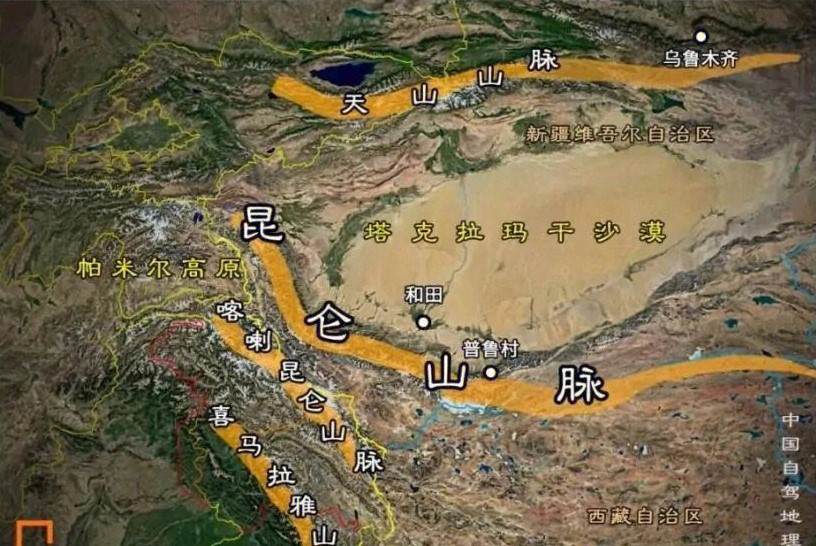 昆仑山在哪里？在哪个省哪个市？昆仑山的位置地图与简介