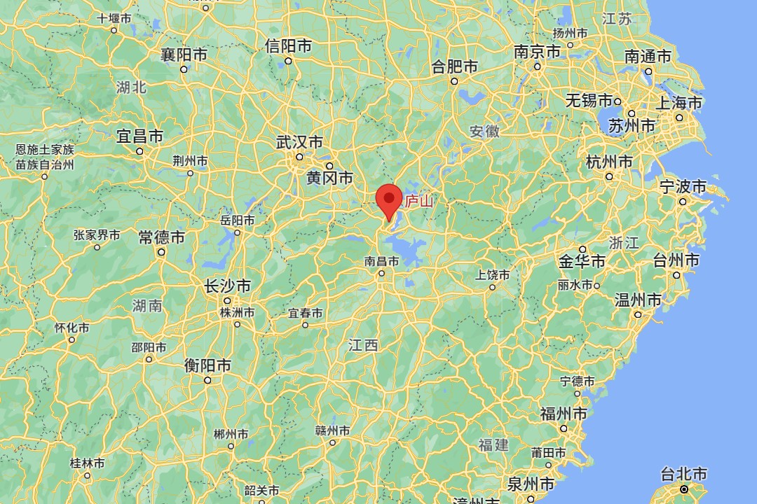 庐山在哪里？庐山在哪个省哪个市？庐山的位置地图与简介