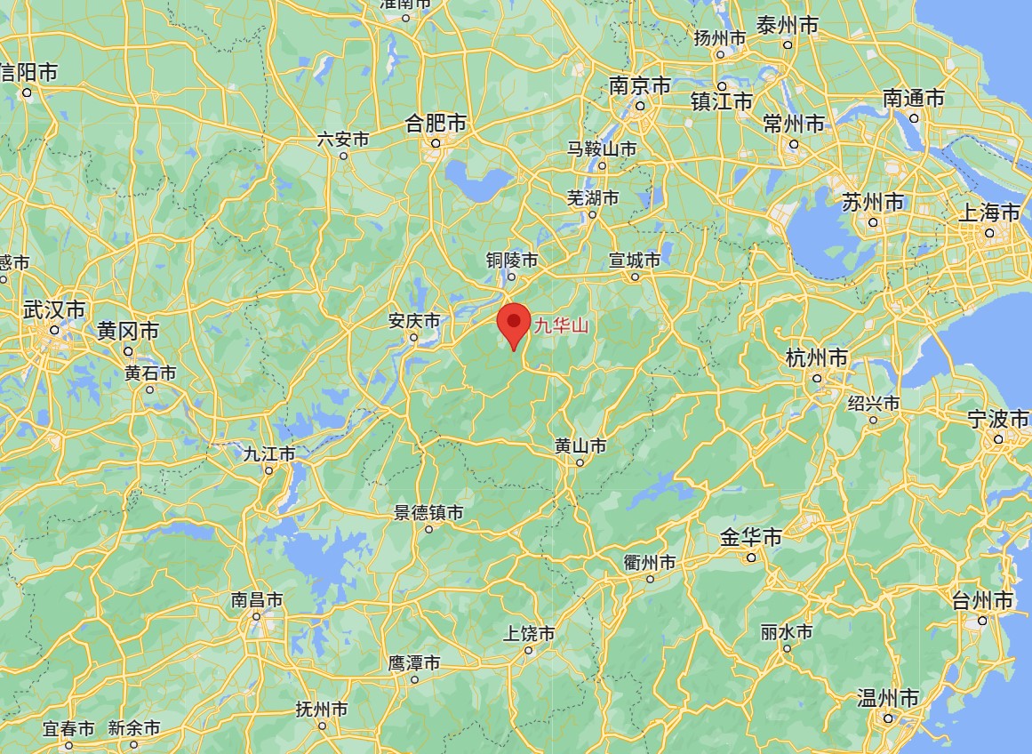 九华山在哪里？九华山在哪个省哪个市？九华山的位置地图与简介