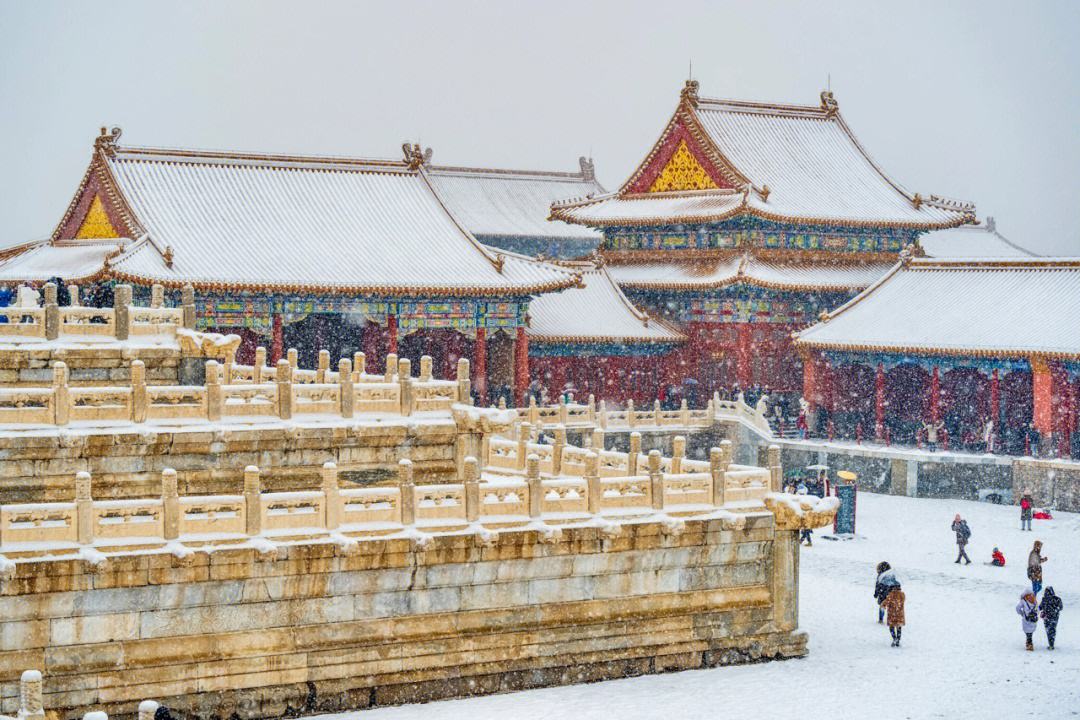 北京故宫雪景图5
