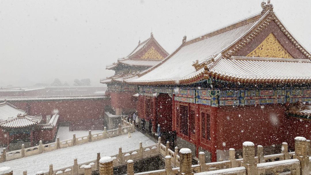 北京故宫雪景图6